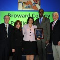 Broward County Public Schools wins QOL Outstanding Community Partner of the Year Award. L to R: Gary Margules, Sc.D.: Kimberly Durham, Psy.D., Chair, Quality of Life Council; Laurie Levinson, Chair, Broward County Public Schools; Robert Runcie, Superintendent Broward County Public Schools; NSU President George Hanbury, Ph.D.