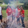 No summer camp experience is complete without roasting marshmallows!