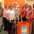 NSU employees wore orange on Sept. 4 in support of Go Orange Day to raise awareness about the issue of hunger in South Florida.