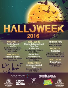 Halloweek 2016, October 17-31