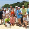 Richard Dodge, Ph.D., Oceanographic Center dean and NCRI executive director, and Wendy Wood, NCRI administrative coordinator, took part in a field trip to local coral reefs for the April 2009 ICRI General Meeting in Phuket, Thailand.