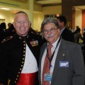 Colonel Barry L. Boulton and Anthony J. Silvagni, D.O., M.S, Pharm. D., Dean, College of Osteopathic Medicine