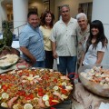 Great food! Joe “Paella” Pineda and his paella crew.