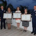 Rear Admiral William D. Baumgartner, Daughters of Joe Millaps and Military Guest