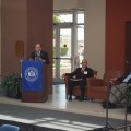 Dean D. Michael Fields, Ph.D., addresses Huizenga Business School Dean's List Honorees