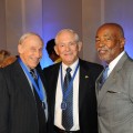 NSU President Emeritus Abe Fischler, Ed.D.; Ron Assaf, chairman of NSU Board of Trustees; Samuel F. Morrison, NSU Board of Trustees.