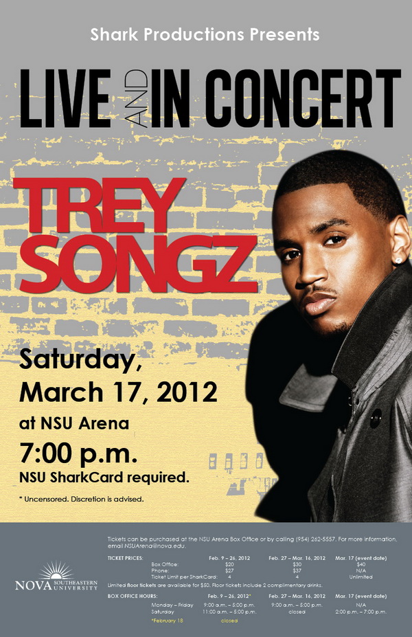 Musical Artist Trey Songz Live in Concert at NSU, Mar. 17 NSU Newsroom