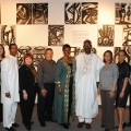 African Presence Organizing Committee, Artist Jerry Kraig and curator Babacar MBow.