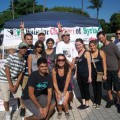 College of Pharmacy students at the walk in Miami.