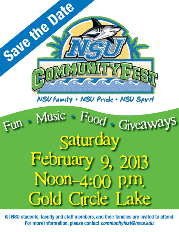 NSU CommunityFest is Just Around the Corner, Feb. 9 NSU Newsroom