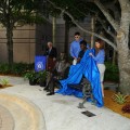 Members of NSU’s President’s 64 Unveil the Statue of H. Wayne Huizenga