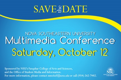 NSU Multimedia Conference--save the date--michelle--final