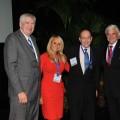 Ralph V. Rogers, Jr., Ph.D Provost; Beverly Altman, New Fellows Society Member; Joel Altman, New Fellows Society Member; George L. Hanbury II, Ph.D., President and CEO of Nova Southeastern University, Fellows Society Member