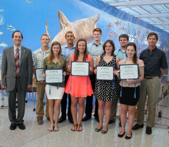 New Members of Honor Society for Marine Science 