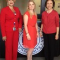 Physician Services and Contracting Department (Division of Clinical Operations) (left to right) Lynn Green, Rosemery Estevez, Elizabeth Lieu