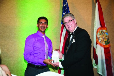 Ajaypal Gill and Gregory James, D.O., M.P.H., FACOFP dist., FOMA president.
