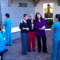 Nursing Faculty (l-r) Dr. Kelly Goebel, Dr. Terry Ogilby and Director Kim Hogan