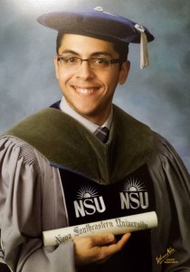Orlando Alvarado, student, NSU College of Pharmacy, Puerto Rico