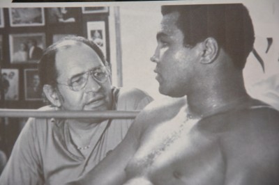 Ferdie Pacheco, M.D., with Mohammed Ali