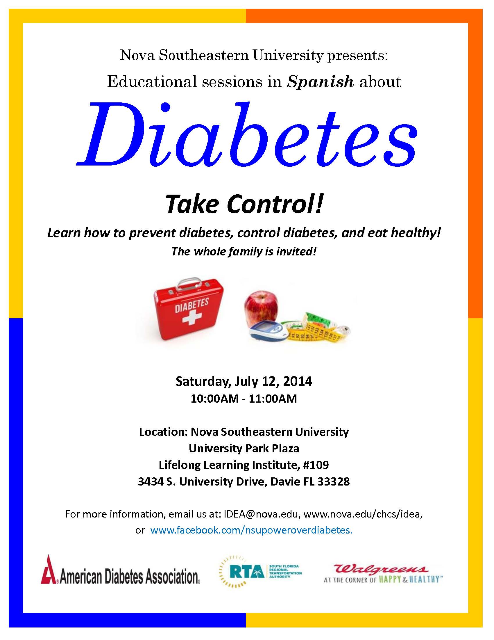 Diabetes Education Flyer