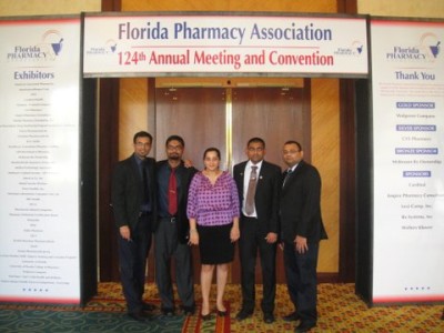 Members of NSU’s poster competition team pose at FPA’s 124th Annual Meeting and Convention