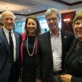 Brian Quail; Cathy Donnelly (Donnelly’s wife); Entrepreneur Hall of Fame member, Thomas J. Miller; Board of Governors member, Sherry Friedlander;