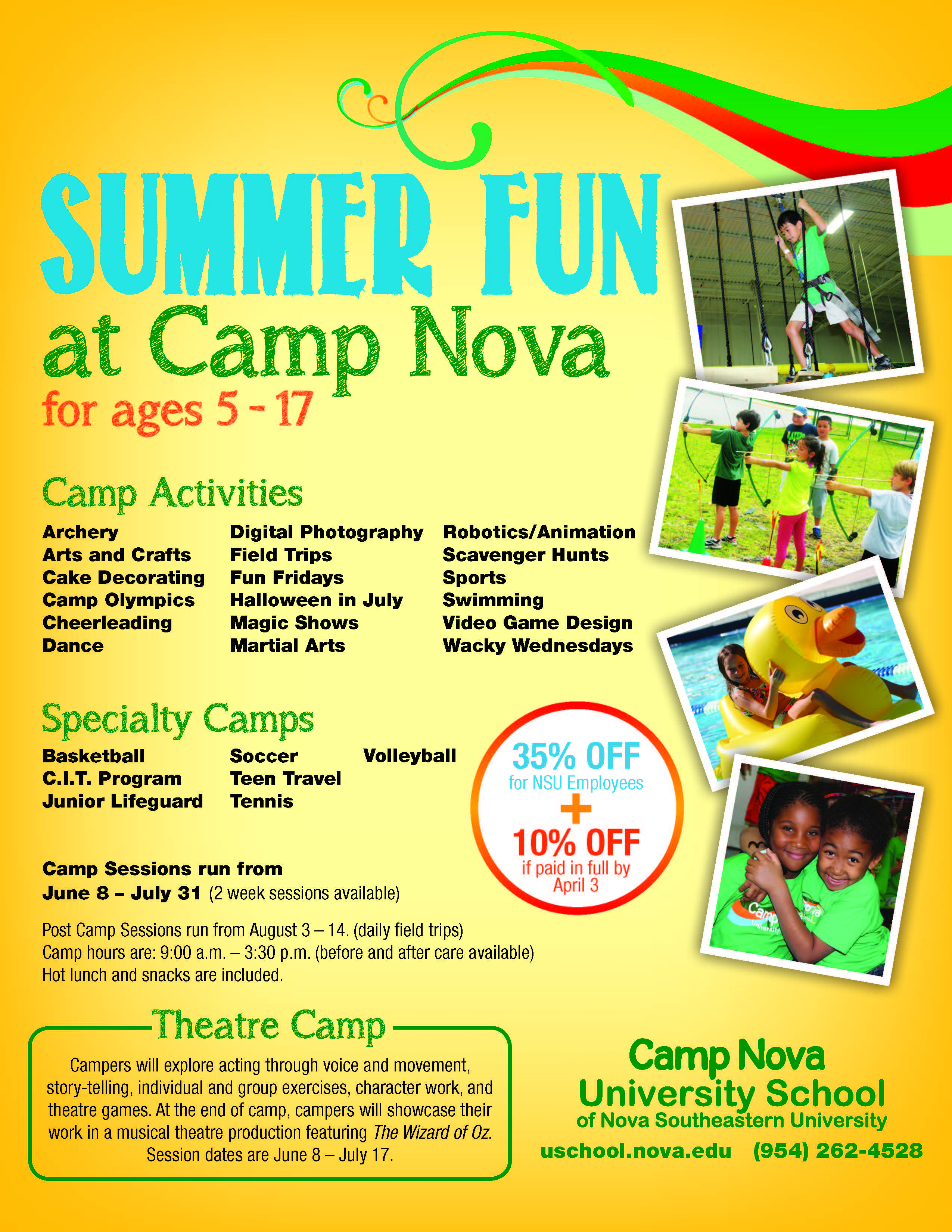 Nova Summer Classes 2025 Catalog Dynah Stacie