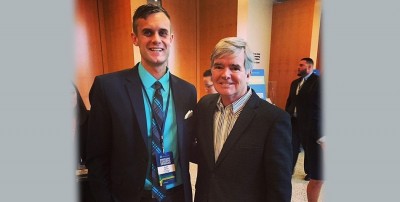 Assistant coach Austin Warner attends national conference for emerging leaders