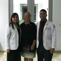 20. Ambassadors Yeiry Pérez ('18) and José Lugo ('18) with COP Dean Lisa Deziel, Pharm.D., Ph.D.