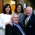 Mary Anne Shula, former Miami Dolphins Head Coach Don Shula, NSU Chief Operative Officer and Executive Vice President Jacqueline A. Travisano, NSU Health Professions Division Chancellor Dr. Fred Lippman