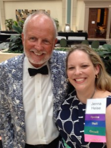 Scott Poland, Ed.D. (left) with Jenna Heise, suicide prevention coordinator for Texas