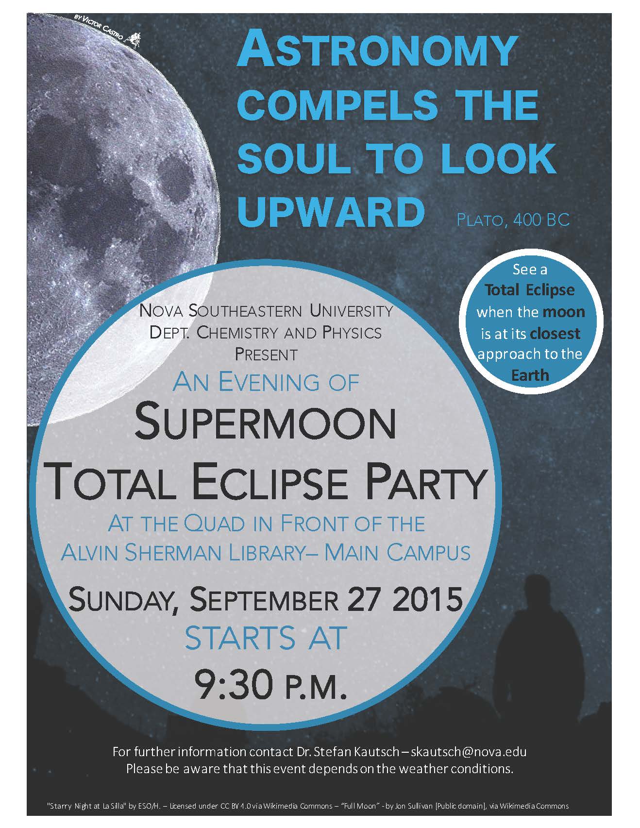 Nova Southeastern University to Host Supermoon Total Eclipse Viewing ...