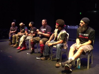 The Combat Hippies performed at NSU’s Black Box Theater