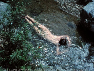 Ana Mendieta, Creek, 1974, Super 8 film, color, silent. The Estate of Ana Mendieta Collection, LLC. Courtesy Galerie Lelong, New York 