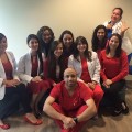Puerto Rico College of Pharmacy Class of 2018 graduate students, Wear Red Day 2016