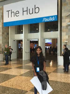 Prahasi Kacham at Microsoft Build Conference