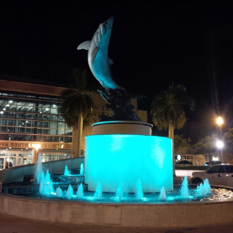 TurquoiseSharkFountain