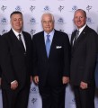 NSU President George L. Hanbury II, Ph.D, (left) and Preston Jones, D.B.A, (right), dean of the H. Wayne Huizenga College of Business and Entrepreneurship, with 2016 Hall of Fame honorees Angelo Elia, Roger Penske and Steven W. Hudson