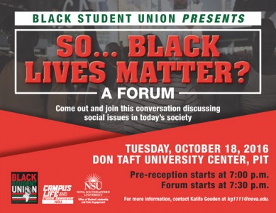 So... Black Lives Matter? A Forum