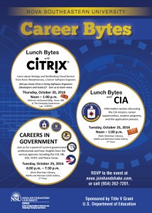Career Bytes, October Events