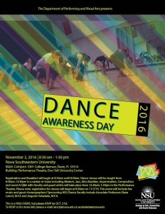 Dance Awareness day 2016