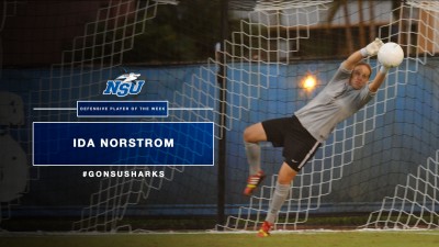 Ida Nordstrom named SSC Defensive Player of the Week