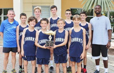 Middle School Boys Cross Country Team