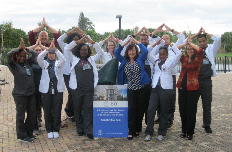 Silia Tanis, Mrwah Al Mutair, Mideline Cyrille, Lisa Farach, Racine Reid, LeAnn Clairday left Sabrina Hutchinson, Dr. Todd King, Julie Nazaire, Jennifer Bencsik, Joshua Schmidt, Bryan Surbrook, Sergio Pierre.