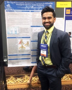 Parth Gandhi with Poster