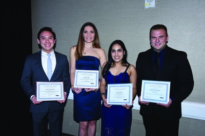 Darren Young, Kelly Hilton, Anita Singh—all third-year students—and Joseph Rizzi, D.O.