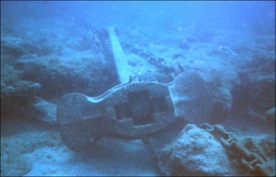 Anchor on reef