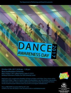 Dance Awareness Day October 25