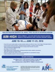 AIM HIGH EMAIL FLYER 2018
