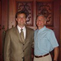 Florida Senator Michael Fasano (right), who sponsored the 2005 AA bill and was responsible for its passage, poses with Robert Wagner.